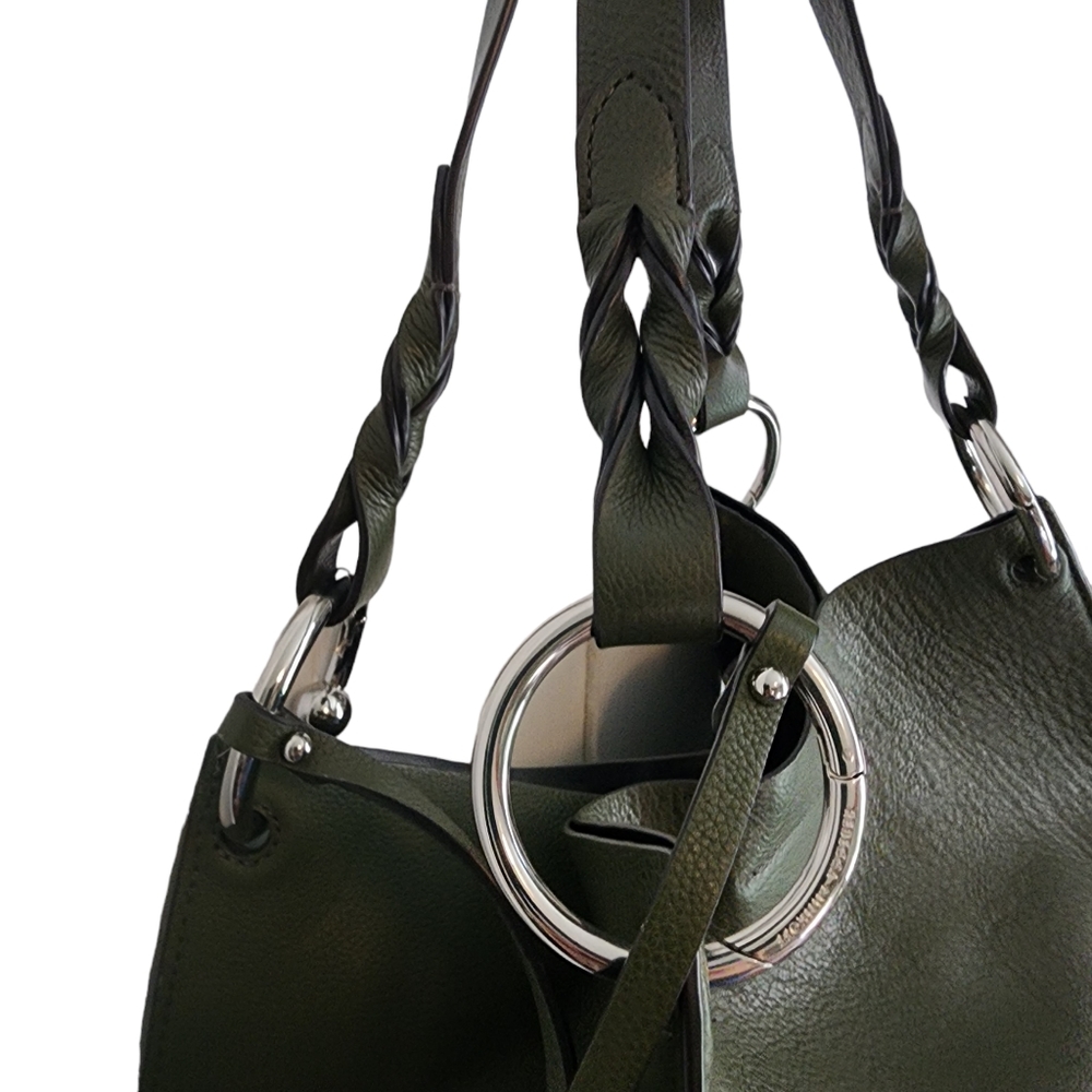 EUC Rebecca Minkoff Olive Green Kate Soft North / Soft Tote - Picture 5 of 13